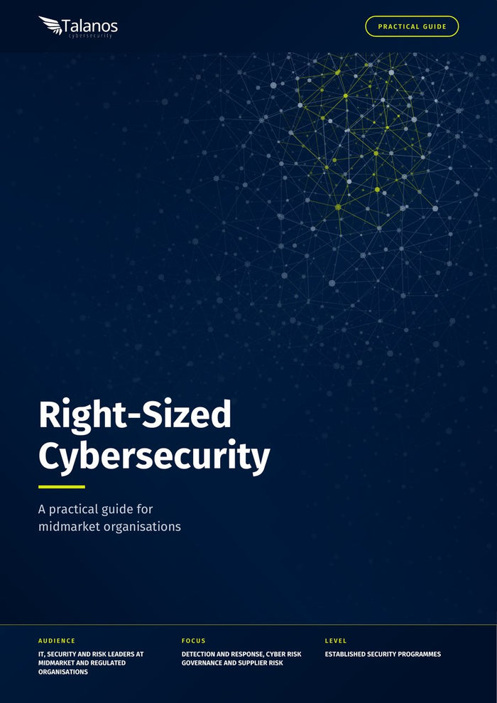 Cover of the Right-Sized Cybersecurity guide